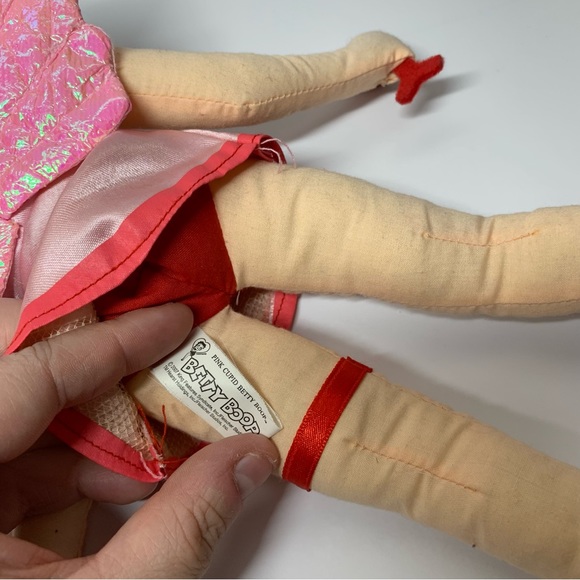 Vintage 2004 PINK CUPID BETTY BOOP
Collectible 16" Large Plush Toy Doll King - Picture 7 of 13